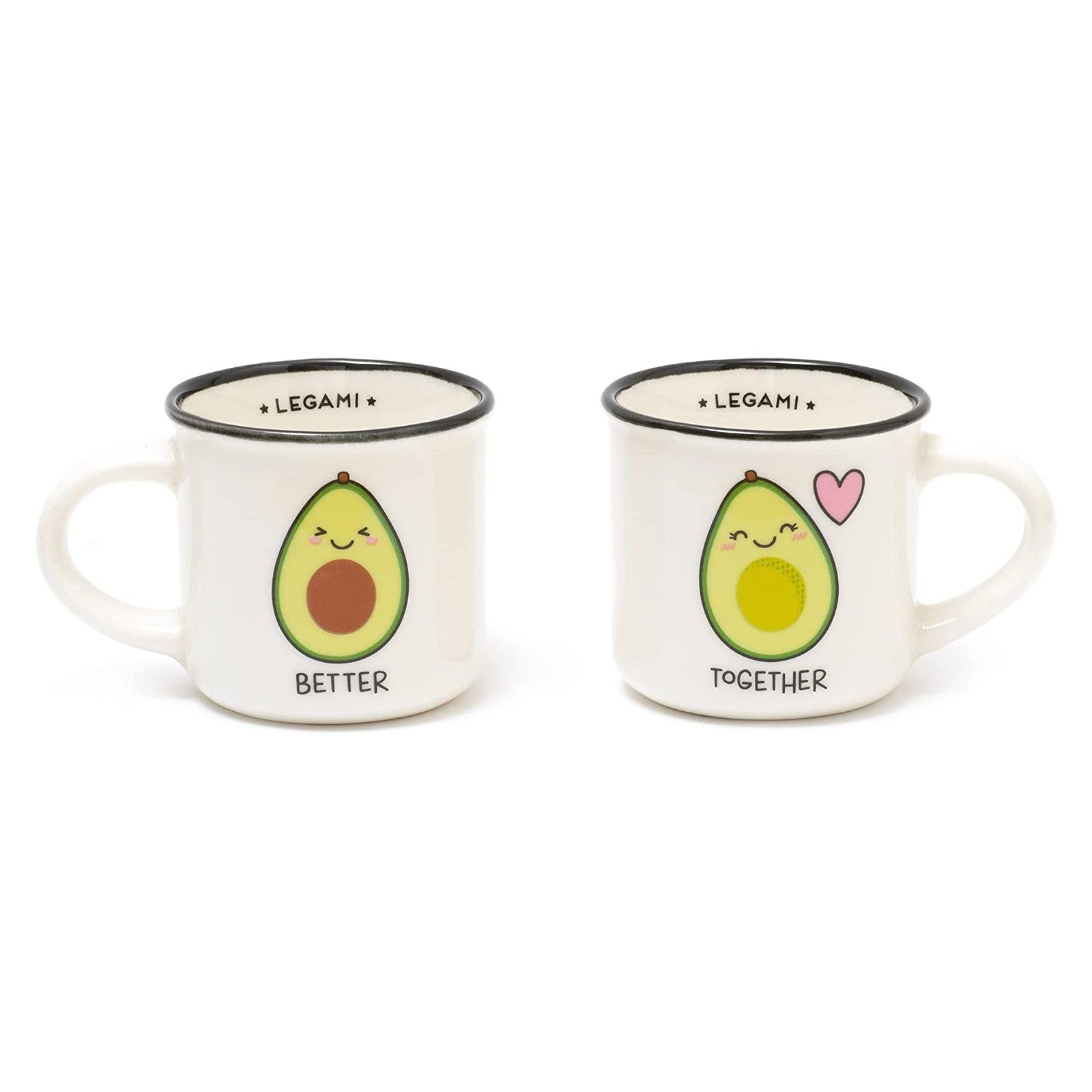 2 TAZZINE DA CAFFE AVOCADO LEGAMI