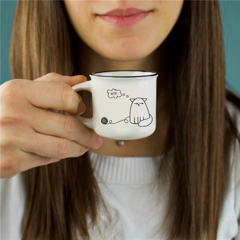 2 TAZZINE DA CAFFE DOG AND CAT LEGAMI