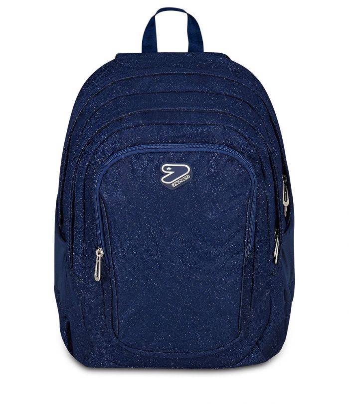 ZAINO SCUOLA SEVEN TECH SHINY TECH BLU