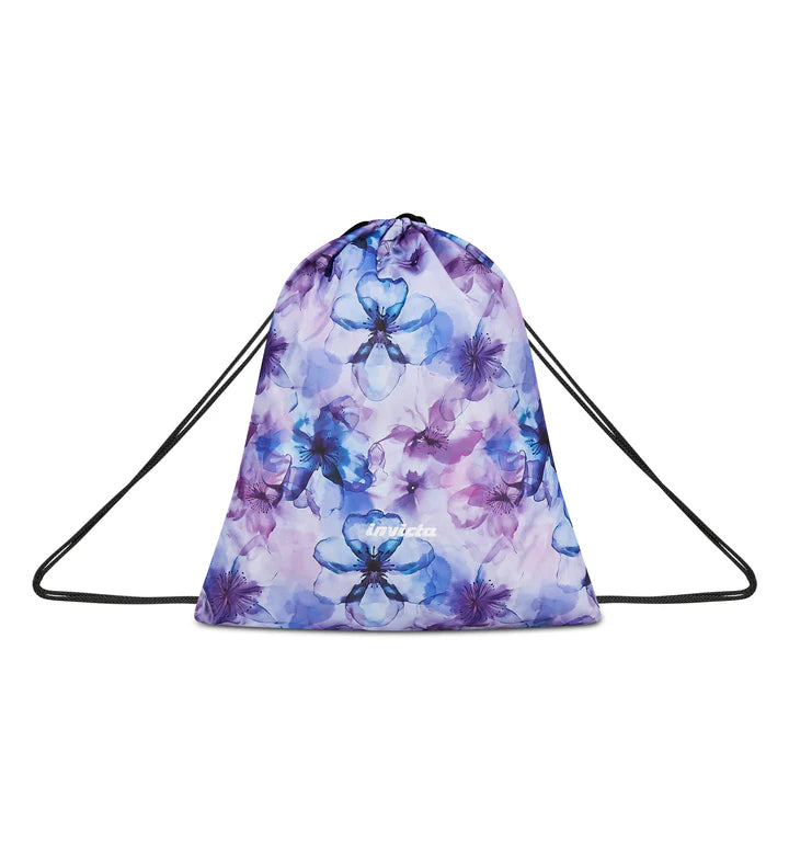 Sacca Sportiva Invicta Slight Bag in GRS Aqua Flowers