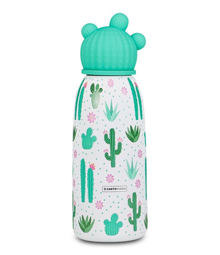 BOTTLE CON TAPPO SAGOMATO 500ML CACTUS CARTOMANIA CHILL & RE