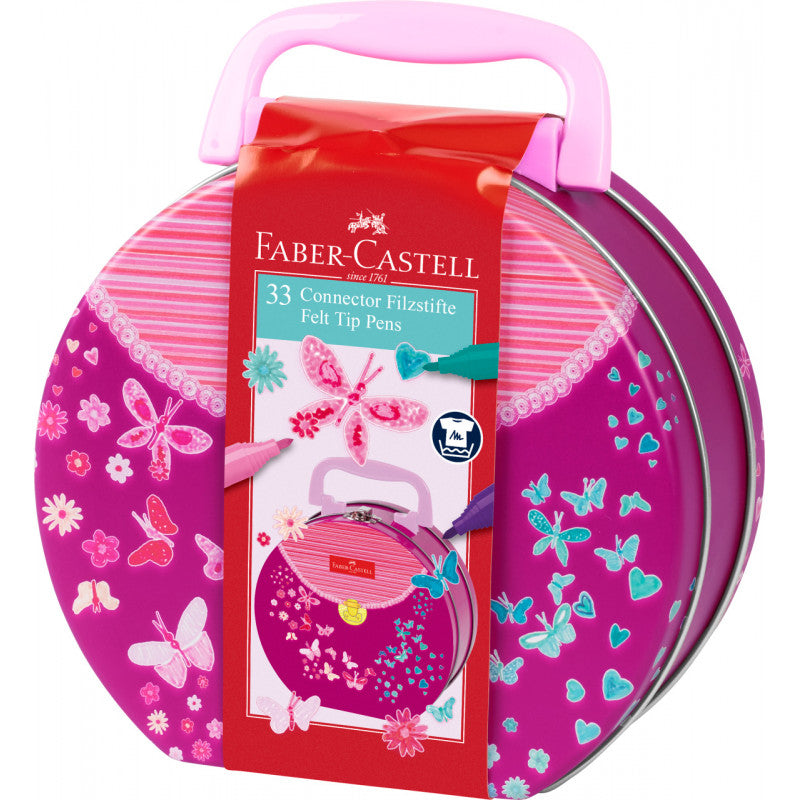 FABER CASTELL BORSETTA CON PENNARELLI CONNECTOR PEN