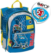 Giochi Preziosi Gopop19 Zaino Estensibile Robot Maschio Zaini Scuola, Multicolore, 8056379074113