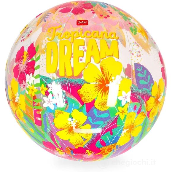 PALLA DA SPIAGGIA CON GLITTER TROPICANA DREAM LEGAMI