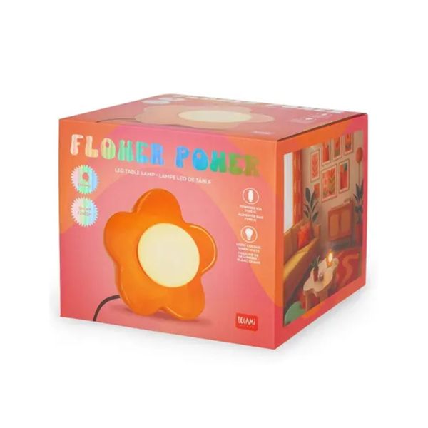LAMPADA LED IN CERAMICA ARANCIONE LEGAMI