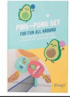 Mr wonderful Ping Pong Set for Fun All Around Set per Gioco Ping Pong Con 2 Racchette 3 Palline E Rete Regolabile 18 voti