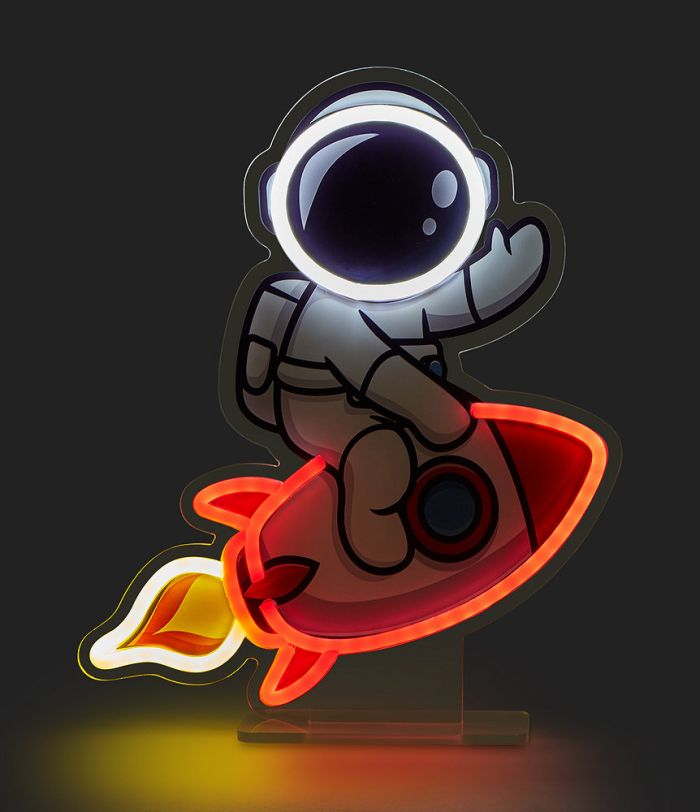 LAMPADA NEON ASTRONAUTA E RAZZO CARTOMANIA FEEL AT HOME