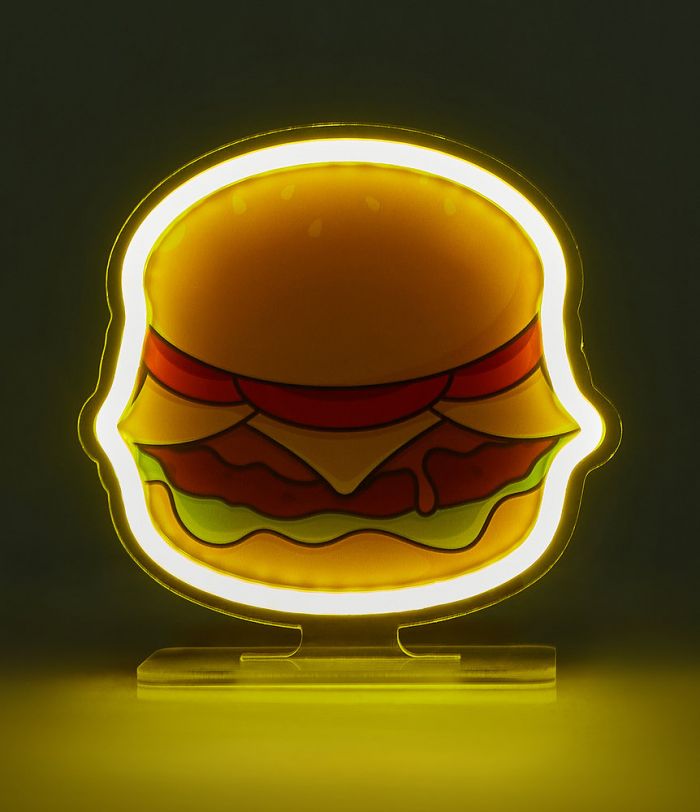 LAMPADA NEON FOOD PANINO CARTOMANIA FEEL AT HOME