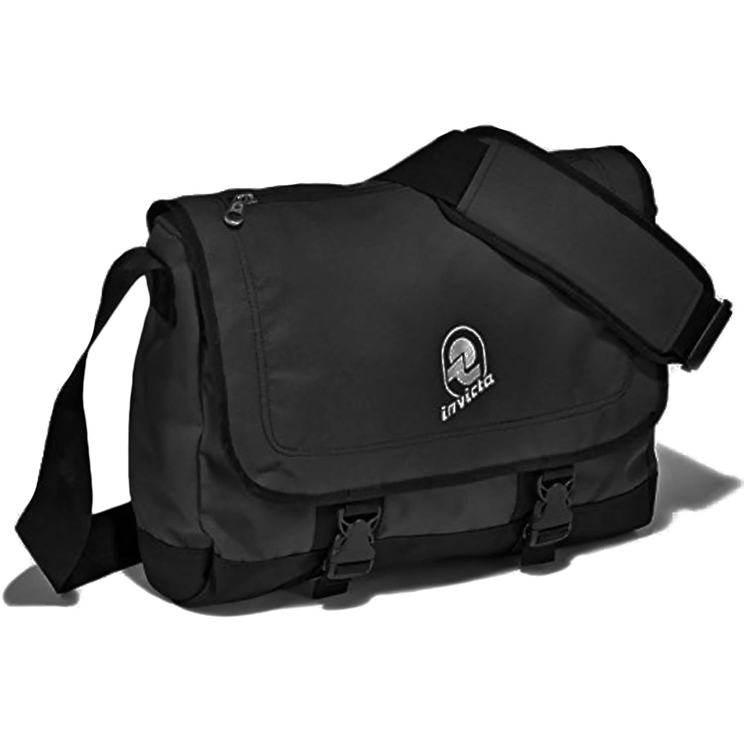 Invicta Joker Shoulder Nera Sport Cartella Scuola Tracolla Regolabile Imbottita 12 Lt Porta Notebook Pc