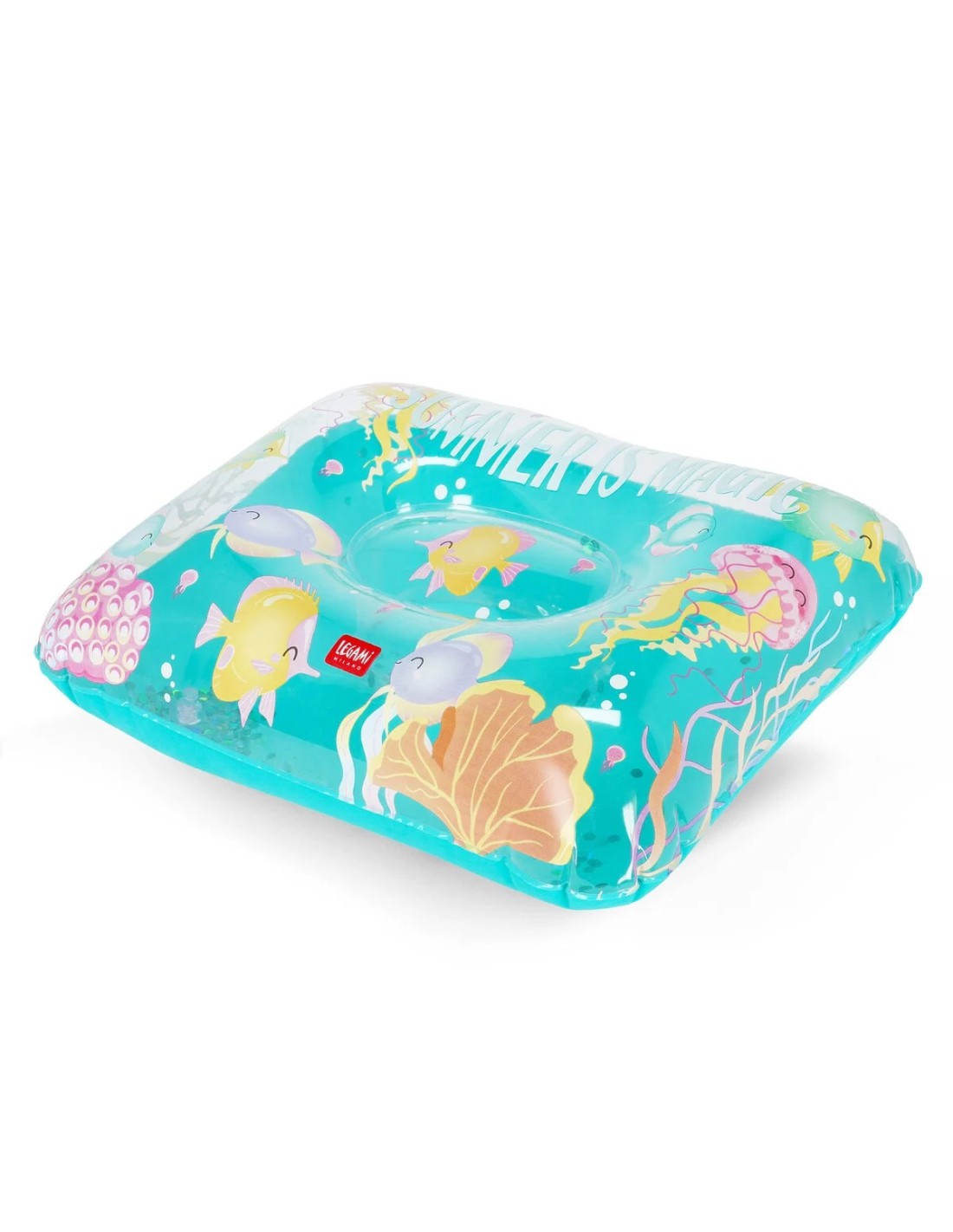 CUSCINO DA SPIAGGIA CON GLITTER_SUMMER IS MEGIC LEGAMI