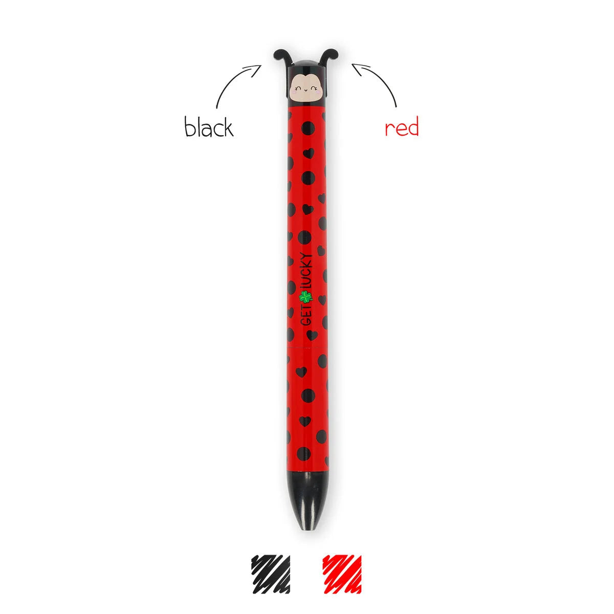 CLICK&CLACK TWO BALLOPOINT LADY BUG LEGAMI