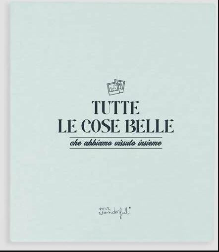 Album Fotografico Premium Mr Wonderful - Tutte Le Cose Belle Che Abbiamo Vissuto Insieme Mr Wanderful