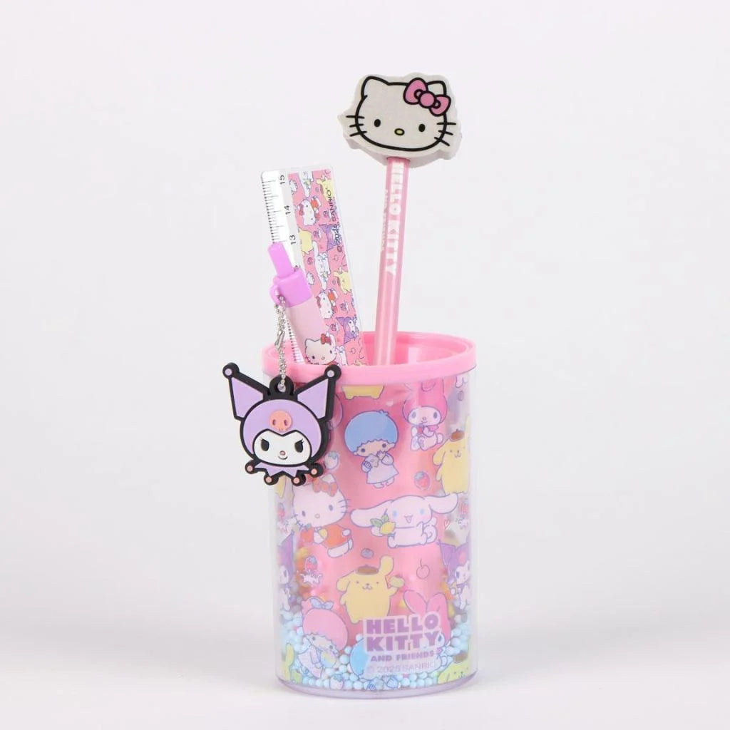 PORTAPENNE CON ACCESSORI_HELLO KITTY