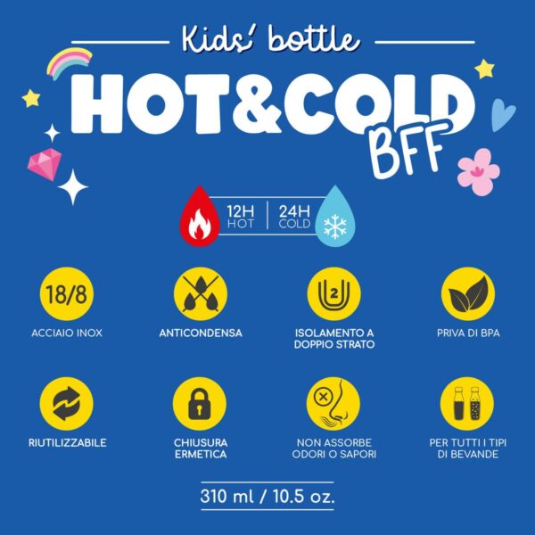 Borraccia Termica per Bambini Hot&Cold BFF Pinguin