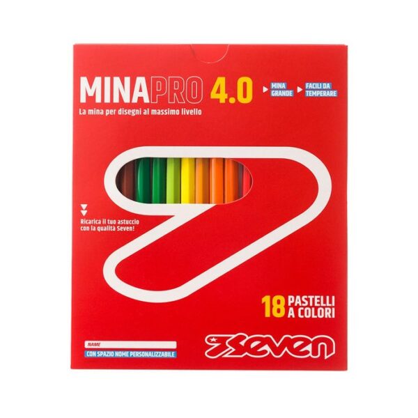 Pastelli Seven MINAPRO 4.0 18 Colori