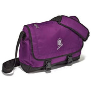 Invicta Tracolla Joker 537 Viola Cartella Postina Scuola Tasca Porta Pc Notebook Borsa Scuola Viola e Nera Logo Bianco
