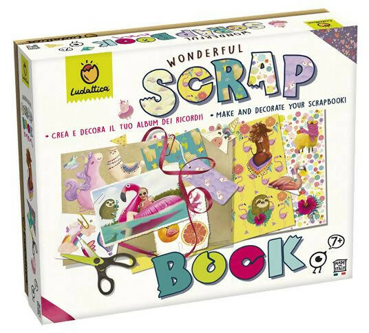 Ludattica Wonderful Scrapbook Gioco Per Bambini Crea Il Tuo Album Dei Ricordi Idea Regalo Bambini Gioco Lavoratorio +7 Anni