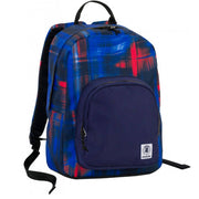 Invicta Zaino Ollie Pack Fantasy Blu Rosso Fantasia Con Tasca Frontale E Fondo Imbottito Zaino per La Scuola Spallacci Imbottiti 31x43x20cm