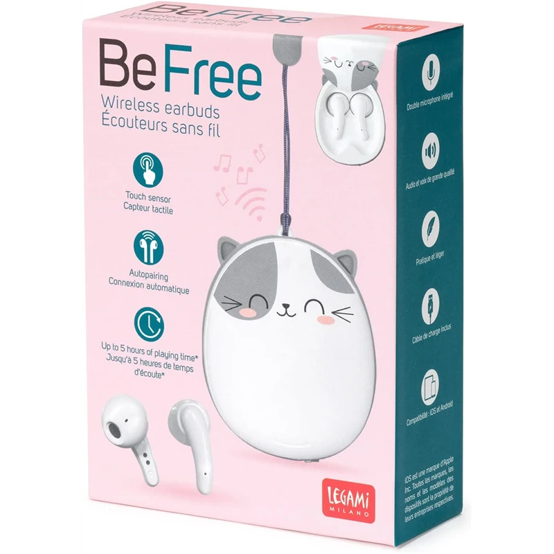 Auricolari Wireless - Be Free Kitty | Legami