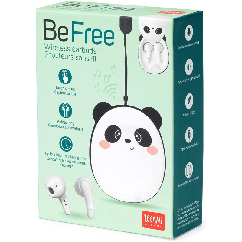 Auricolari Wireless - Be Free Panda | Legami