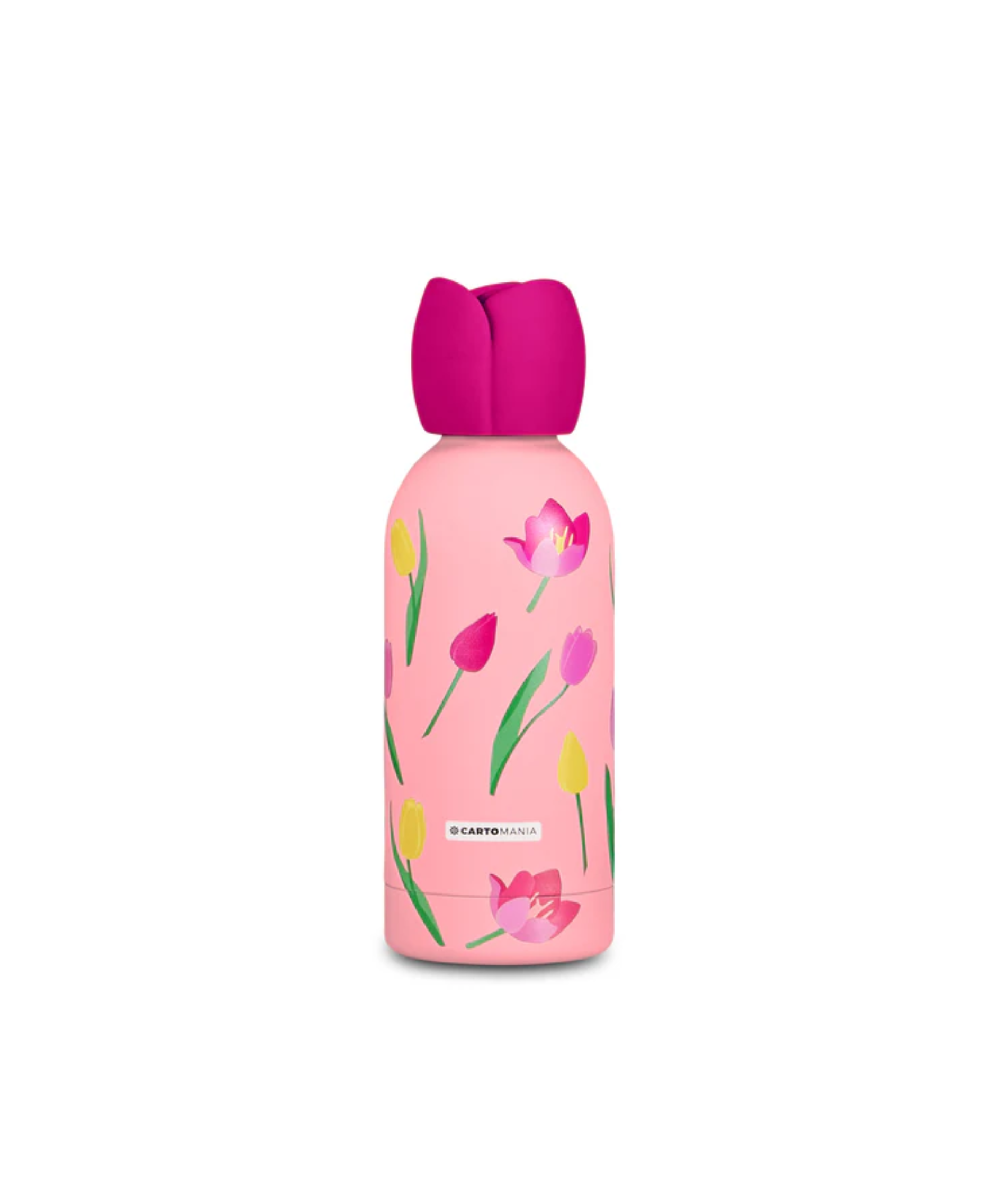 BOTTLE CON TAPPO SAGOMATO 500ML FIORI CARTOMANIA CHILL & REF