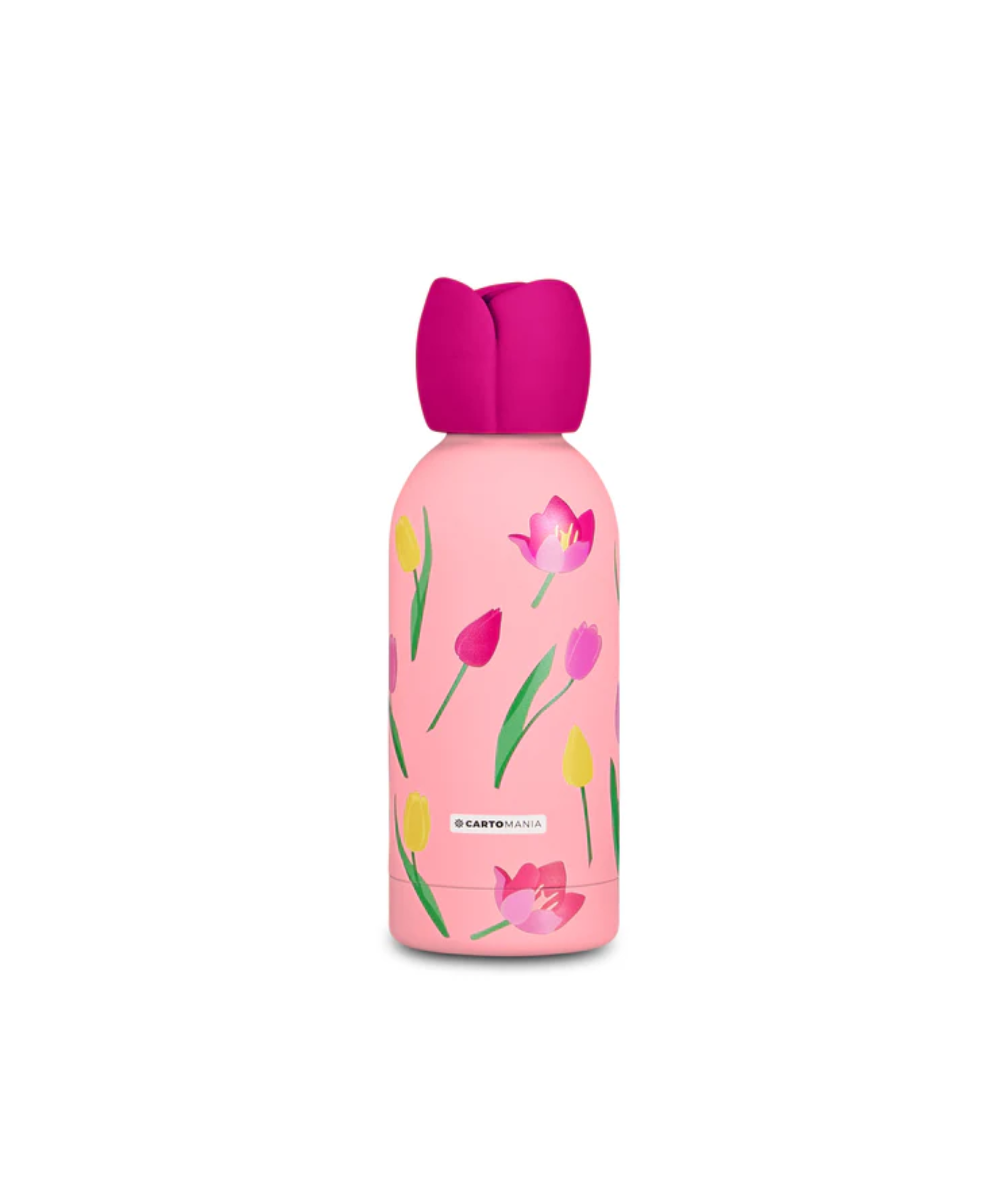 BOTTLE CON TAPPO SAGOMATO 500ML FIORI CARTOMANIA CHILL & REF