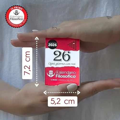 Calendario Filosofico 2026 5,2x7,2 A8
