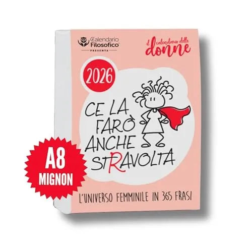 Calendario Filosofico 2026 Donne 5,2x7,2 A8