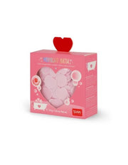 CORIANDOLI DI SAPONE DA BAGNO LEGAMI A FORMA DI CUORE