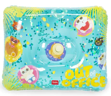 CUSCINO DA SPIAGGIA CON GLITTER OUT OFFICE LEGAMI