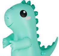 Gioco Gonfiabile con Spruzzo d'Acqua - Inflatable Sprinkler, Dinosauro che Spruzza Acqua