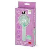 LEGAMI Ventilatore Portatile Ricaricabile con Base Mini Fan Panda