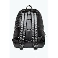 Zaino scuola Hype Phantom olografico Nero con borchie 30x40x15 cm