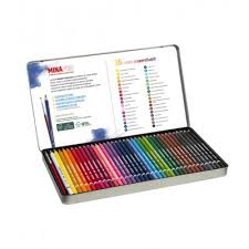 Box da 36 Pastelli a Colori Acquerellabili Seven® MinaPro Watercolor