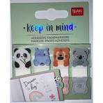 Segnapagina Adesivi - Keep In Mind Cute Animals | Legami