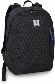 Zaino Invicta Reversibile Backpack Nero Zaino Scuola Viaggio Multi Uso Grande 26 Lt