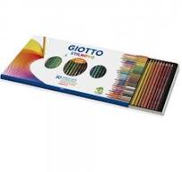 PASTELLI GIOTTO STILNOVO ( MINA Ø 3,3 mm. ) SCATOLA 50 COLORI FILA