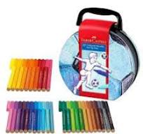 FABER-CASTELL Connector Penne Fibra scatola di calcio