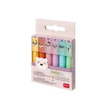 TEDDY`S STYLE - SET DI 6 MINI EVIDENZIATORI PASTELLO