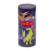 Tubo in metallo con 20 Pennarelli Connector Pens Dinosauro Faber-Castell
