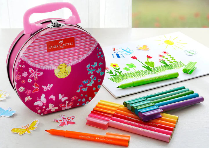 FABER CASTELL BORSETTA CON PENNARELLI CONNECTOR PEN