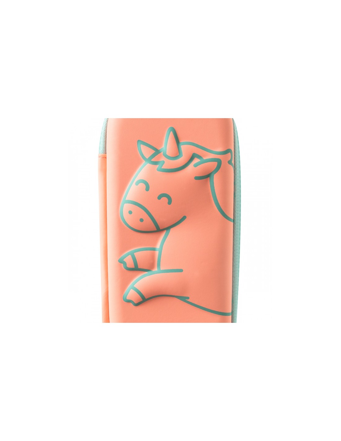 Astuccio con unicorno in rilievo