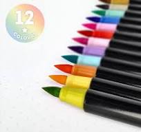 PENNARELLI LEGAMI BRUSH MARKERS PASTEL SET 12PZ
