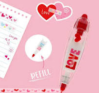Penna a nastro per decorazione - deco tape - heart