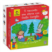 Ludattica Ti Racconto Una Storia Con Giulio Coniglio Nicoletta Costa Gioco per Bambini Racconta Storie Con Tessere 18x18x10cm