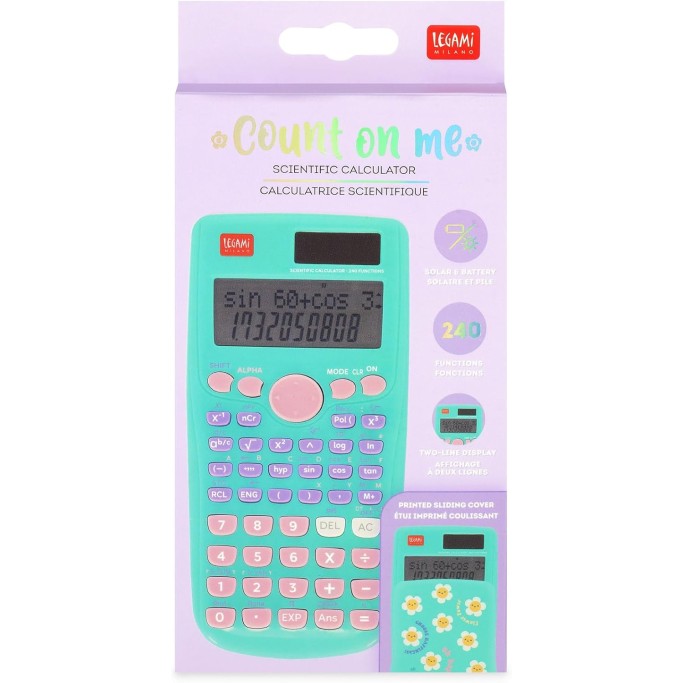 CALCOLATRICE SCIENTIFICA - COUNT ON ME - DAISY LEGAMI