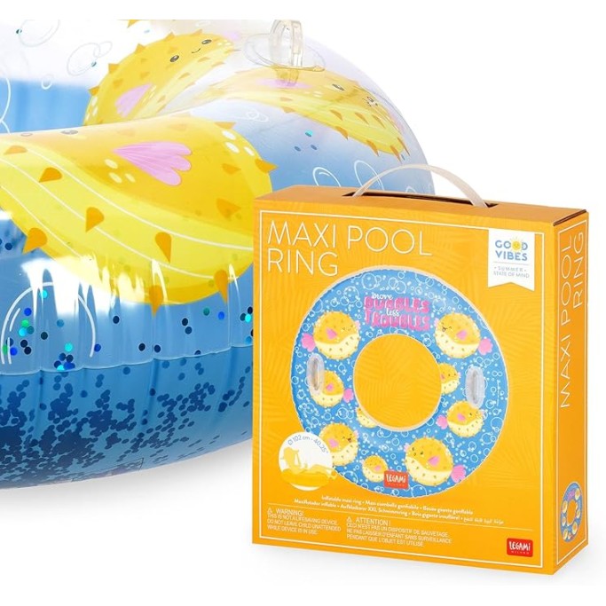 MAXI CIAMBELLA GONF. PISCINA - MAXI POOL RING - PUFFERFISH