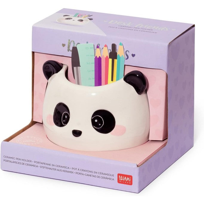 PORTAPENNE IN CERAMICA PANDA LEGAMI