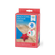 4 PICCHETTI FERMA TELO MARE - BEACH TOWEL ANCHOR STAKES - STARFISH