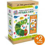 LIBRO GIOCO CARTONATO 16X22 COLORO E DECORO CON LA PITTURA A DITA LUDATTICA